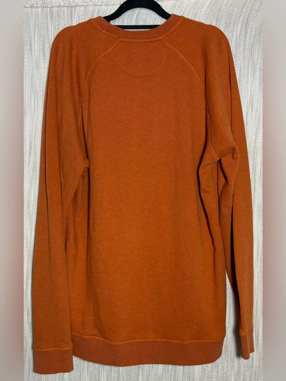 johnnie-O Men's Burnt Orange Crewneck Sweater